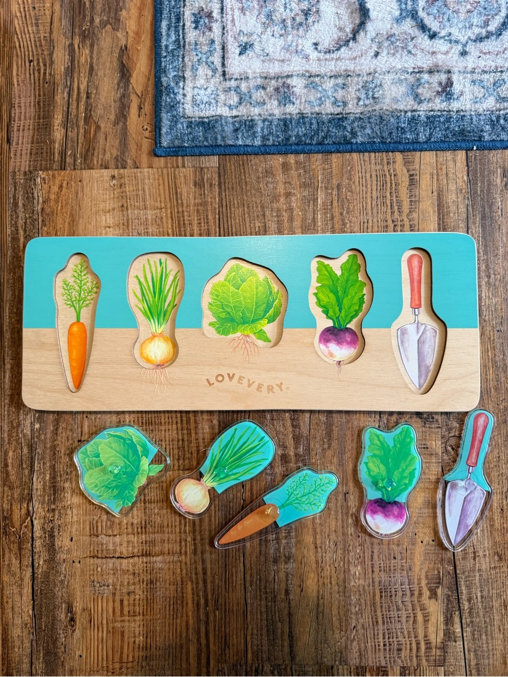 Lovevery Wooden Vegetable Puzzle